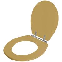 Assento Sanitário Poliester Avalon Amendoa Para Vaso Ideal Standard - 2