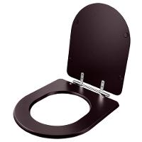 Assento Sanitário Link Lk Marrom Fosco Para Vaso Deca - 2