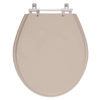 Assento Sanitário Ravena Bege Saara Para Vaso Deca - 1