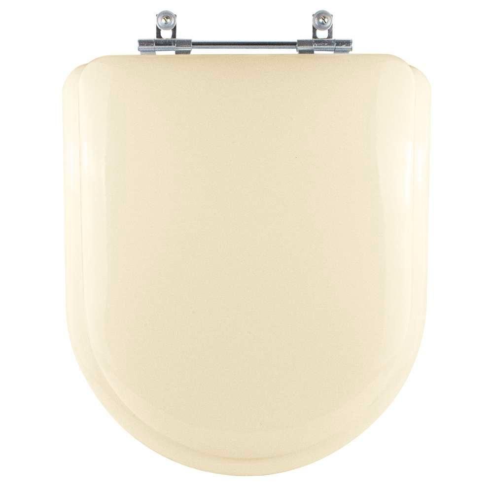 Assento Sanitário Almofadado Omega Creme Para Vaso Deca - 1