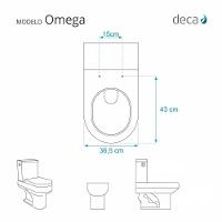 Assento Sanitário Almofadado Omega Creme Para Vaso Deca - 5