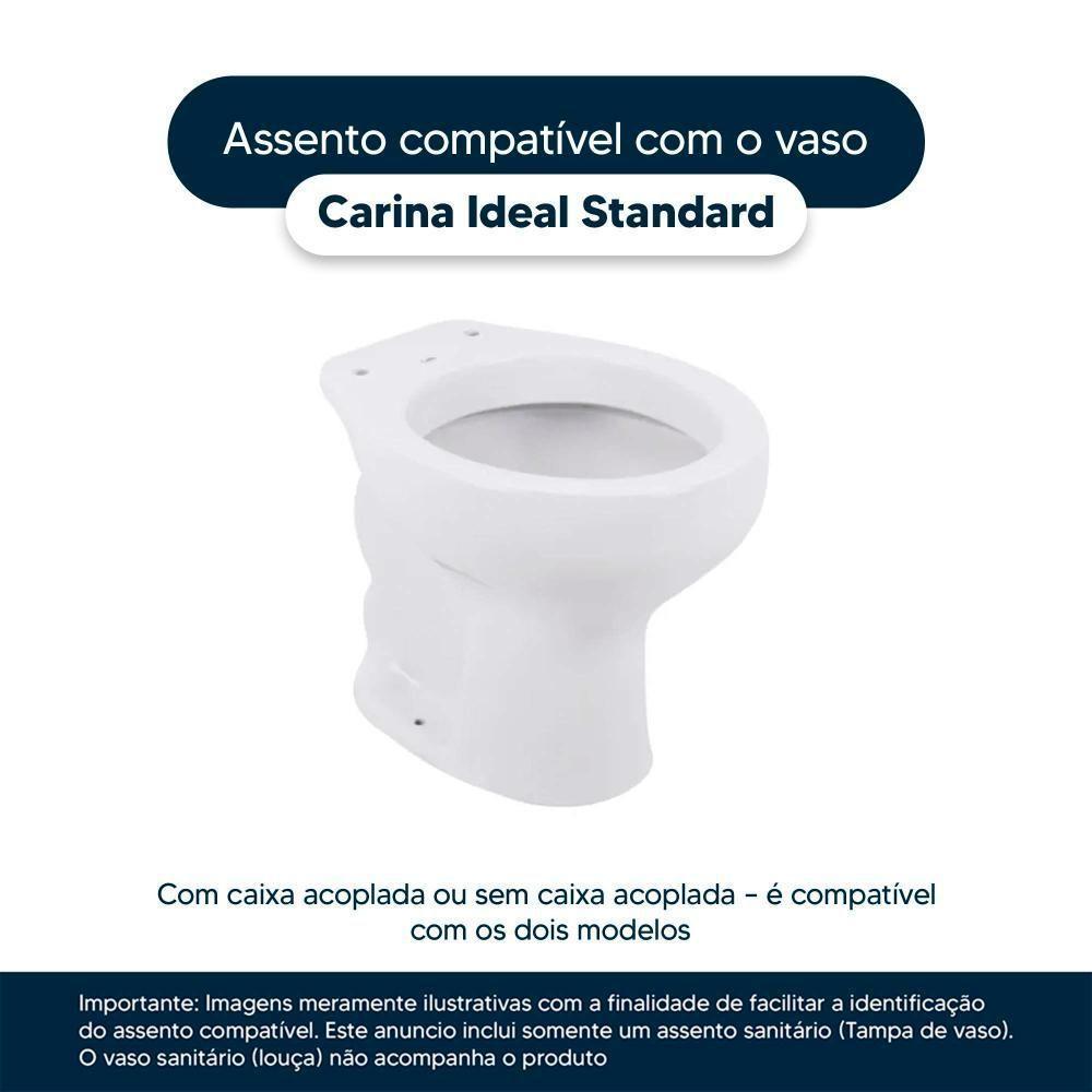 Assento Sanitário Carina Bermuda (lilás) Para Vaso Ideal Standard - 4