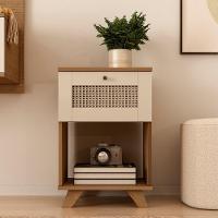 Mesa De Apoio 1 Gaveta 64 Cm 4673 Cinamomo Off White Arly - 6