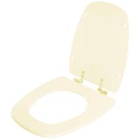 Assento Sanitário Soft Close Monte Carlo Creme Para Vaso Deca Com Ferragem Dourada - 2