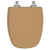 Assento Sanitário Soft Close Monte Carlo Bege Castor Para Vaso Deca - 1