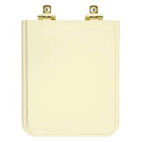Assento Sanitário Soft Close Square Bone Para Vaso Incepa Com Ferragem Dourada - 1