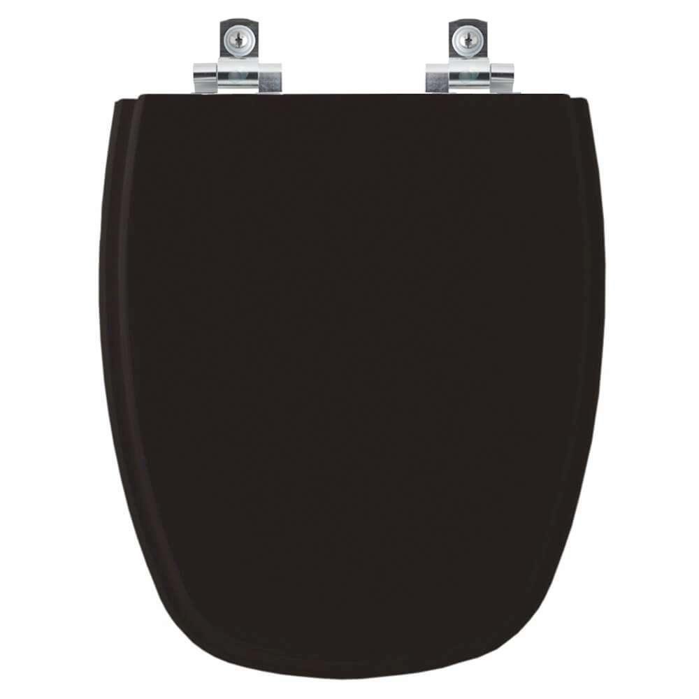 Assento Sanitário Soft Close Venice Preto Para Vaso Belize - 1