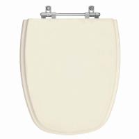 Tampa De Vaso Poliester Monte Carlo Creme Bege Claro Para Bacia Deca 6lpf - 1