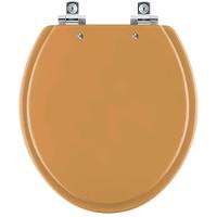 Assento Sanitário Soft Close Saveiro Amarelo Terra Para Vaso Celite - 1