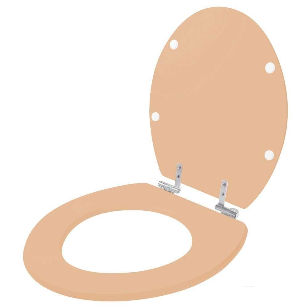 Assento Sanitário Soft Close Convencional Oval Pessego 73 Para Vaso Celite - 2