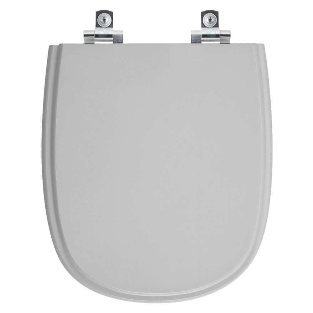 Assento Sanitário Soft Close Donna Cinza Claro Para Vaso Santamarina - 1