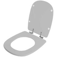 Assento Sanitário Soft Close Donna Cinza Claro Para Vaso Santamarina - 2