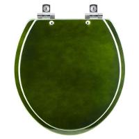 Assento Sanitário Soft Close Convencional Oval Verde Degrade Para Todos Os Fabricantes - 1