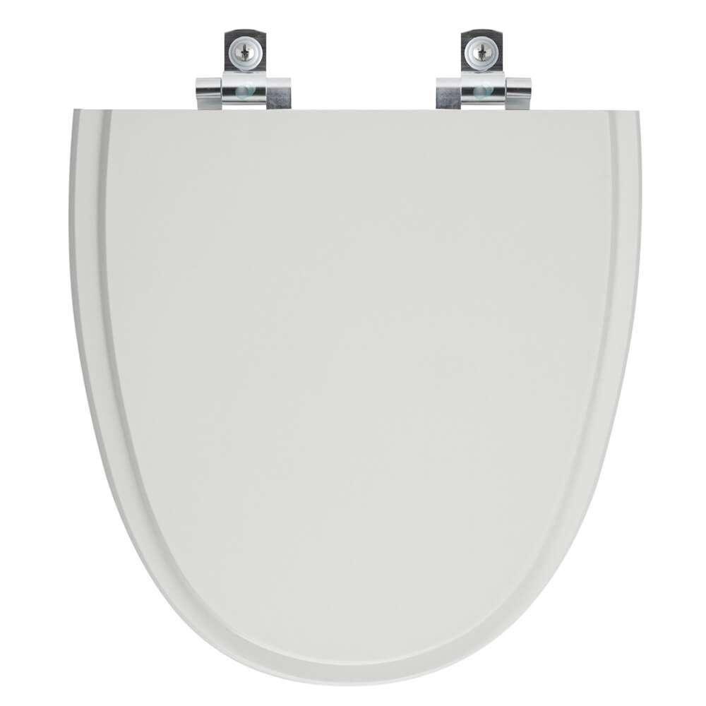 Assento Sanitário Soft Close Up Cinza Prata Para Vaso Celite - 1