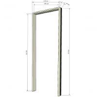 Ogo Batente Tauari Sem Rebaixo 14 - Cabeceira 140 X 215 X 14 - Hale