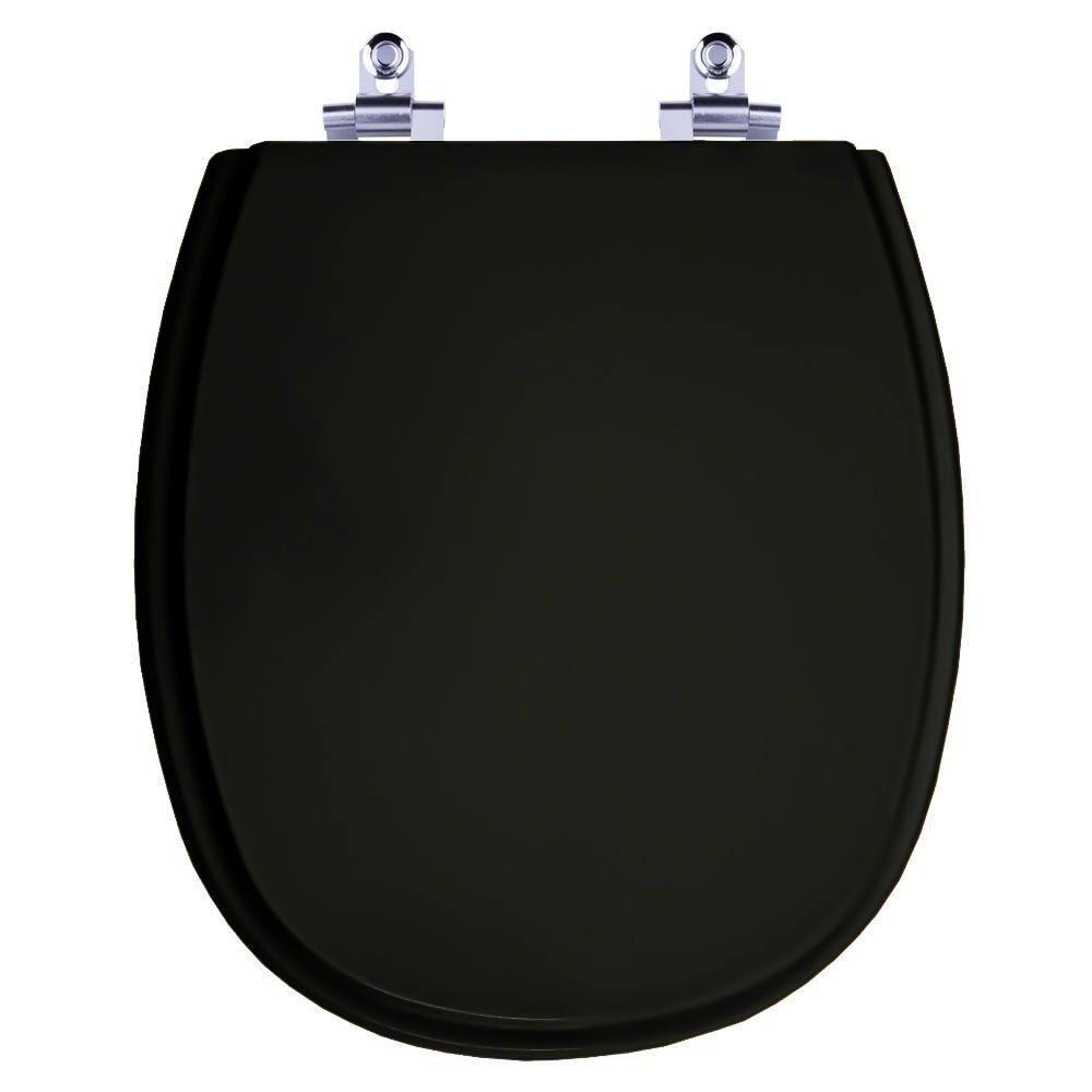 Assento Sanitario Soft Close Aspen Preto Para Vaso Deca - 1