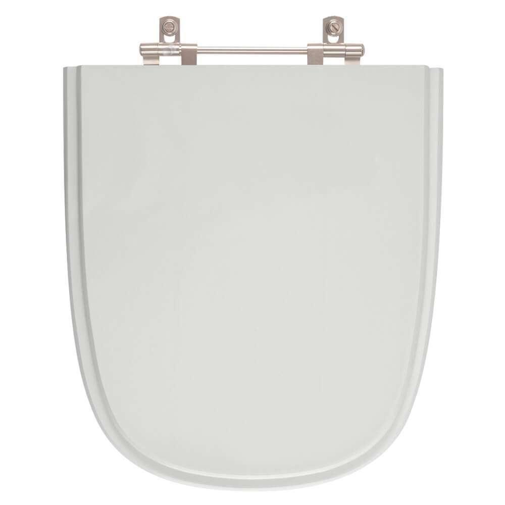 Tampa De Vaso Poliester Ibiza Cinza Claro Para Bacia Incepa 6lpf - 1