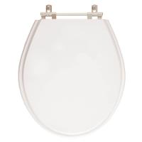 Tampa De Vaso Acrilico Ravena Branco Para Bacia Deca 6lpf - 1