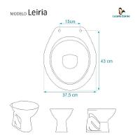 Assento Sanitário Soft Close Leiria Branco Para Vaso Luzarte Estrela - 5