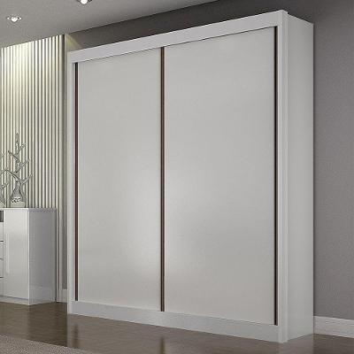 Guarda Roupa São Paulo Luxo 2 Portas Em Mdf Leifer Branco