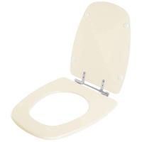 Assento Sanitário Acrílico Monte Carlo Bege Para Vaso Deca - 2