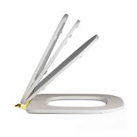 Assento Poliester Soft Close Antimicrobiano Piano Branco Para Vaso Deca Com Ferragem Dourada - 8