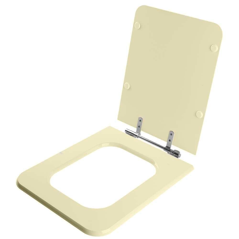 Assento Sanitario Poliester Square Bone (bege) Para Vaso Incepa - 4