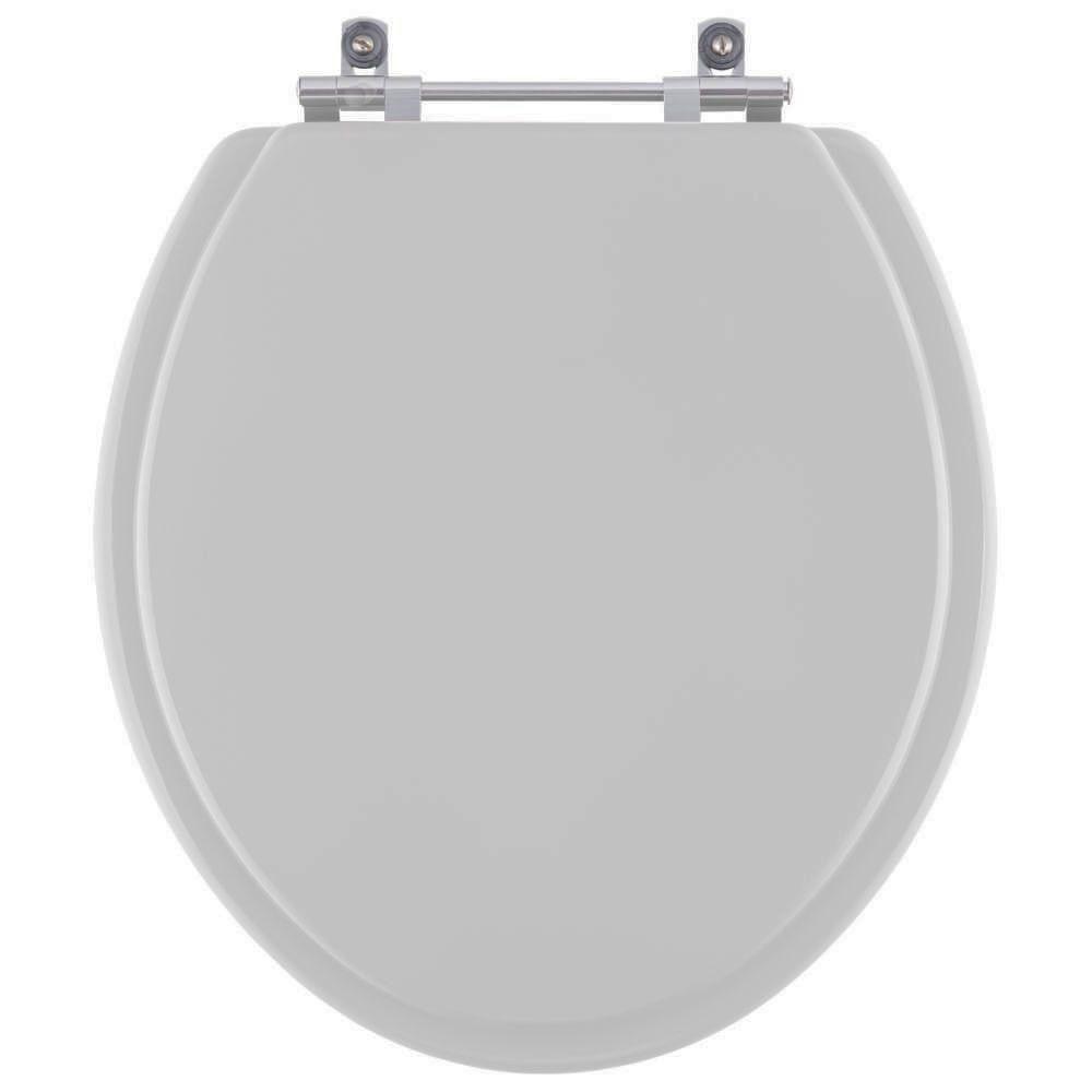 Assento Sanitario Poliester Izy Cinza Real Para Vaso Deca - 1