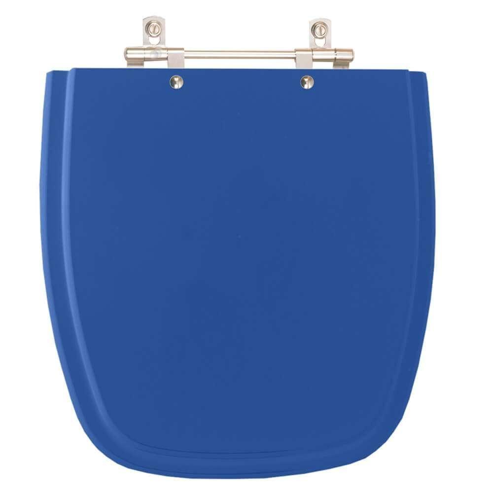 Assento Sanitario Poliester Fit Azul Mineral Para Vaso Celite - 1