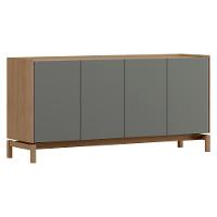 Balcao Buffet 4 Portas 1 Gaveta 165 Cm 2155 Oak Ferrolack Milani Store - 1