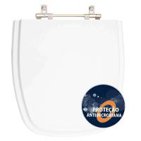 Assento Sanitario Poliester Antibacteriano Fit Branco Para Vaso Celite - 1