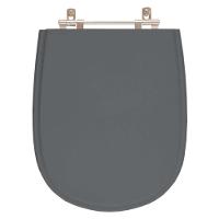 Assento Sanitario Poliester Paris Cinza Quartzo (cinza Escuro) Para Vaso Ideal Standard - 1