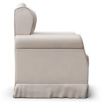 Poltrona De Amamentação Balanço E Puff Lucy P04 Sintético Bege - Mpozenato - 7