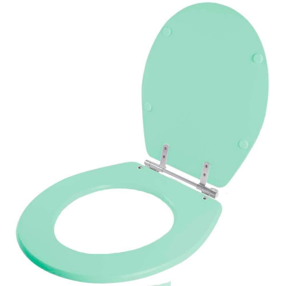 Assento Sanitario Poliester Avalon Verde Claro Para Vaso Ideal Standard - 2