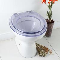 Assento Sanitario Poliester Sabara Transparente Para Louça Icasa - 6
