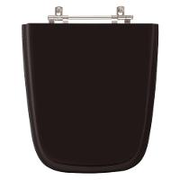 Assento Sanitario Aero Preto Para Vaso Ideal Standard - 1