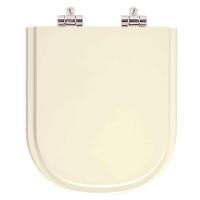 Assento Sanitario Poliester Com Amortecedor Vogue Plus Creme Para Bacia Deca - 1