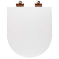 Assento Poliester Soft Close Antimicrobiano Link Lk Ferragem Rose Gold P- Vaso Deca - 2