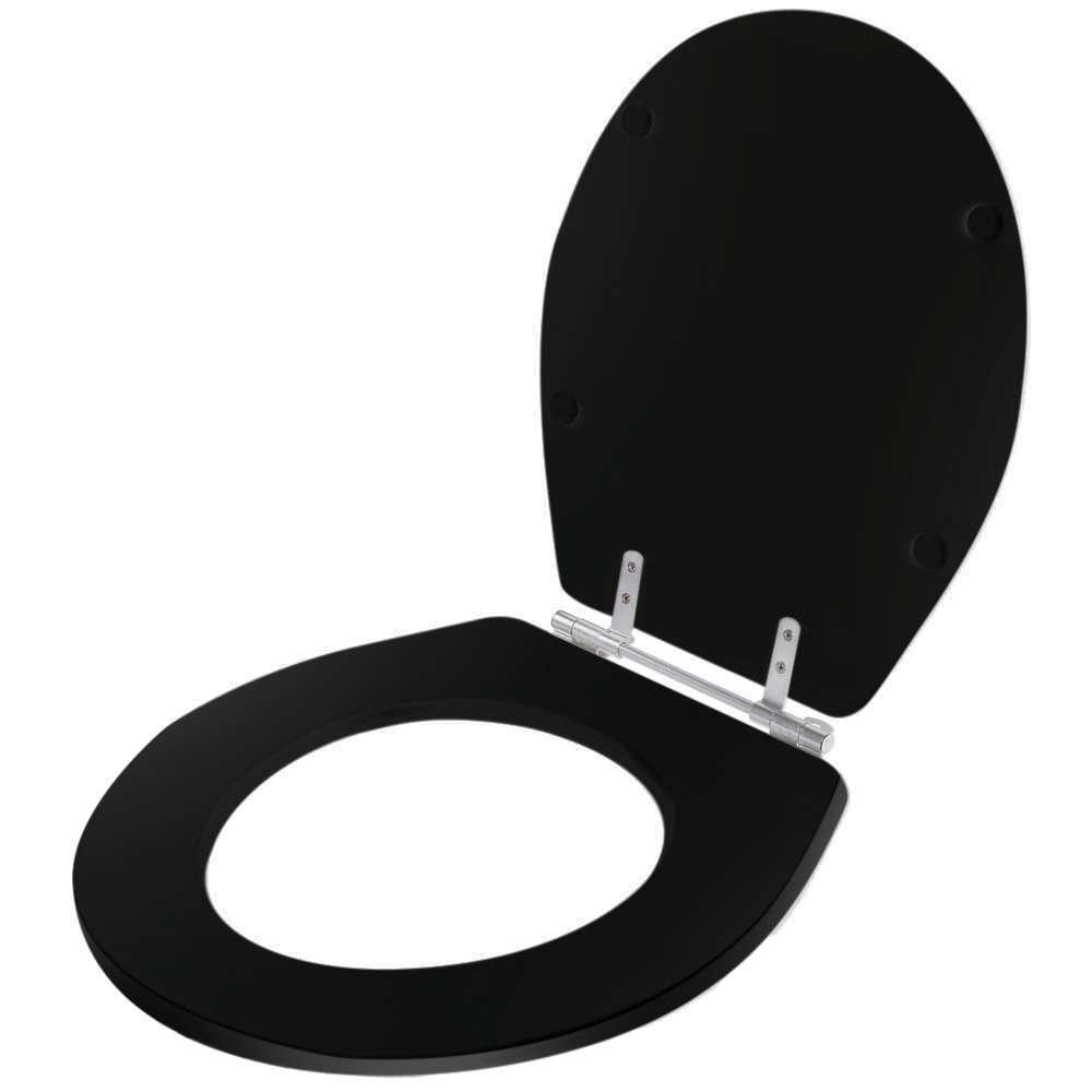 Assento Sanitario Poliester Avalon Preto Para Vaso Ideal Standard - 2