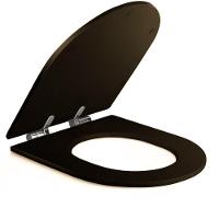 Assento Poliester Soft Close Carrara Marrom Fosco Para Vaso Deca - 2