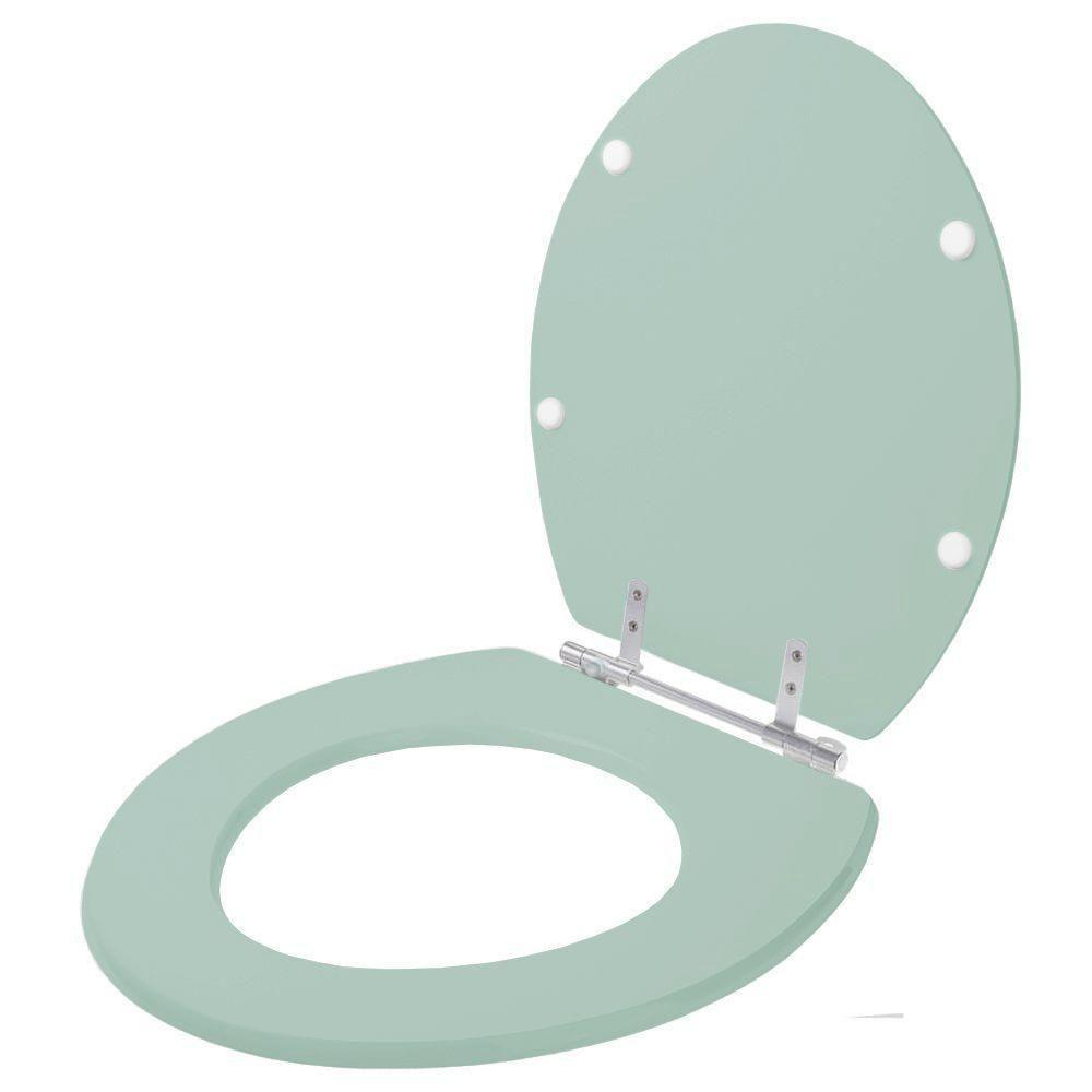 Assento Sanitário Poliester Flamingo Verde Claro Para Vaso Incepa - 6