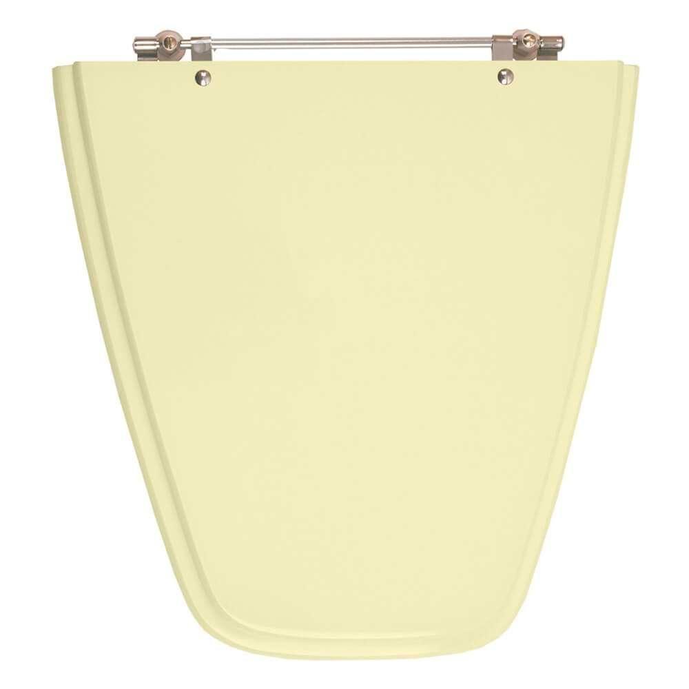 Assento Sanitário Poliester Plaza Bege Claro Para Vaso Ideal Standard - 1