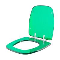 Assento Sanitário Poliester Fit Verde Transparente Para Vaso Celite - 2