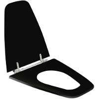 Assento Sanitário Poliester Plaza Preto Para Vaso Ideal Standard - 2
