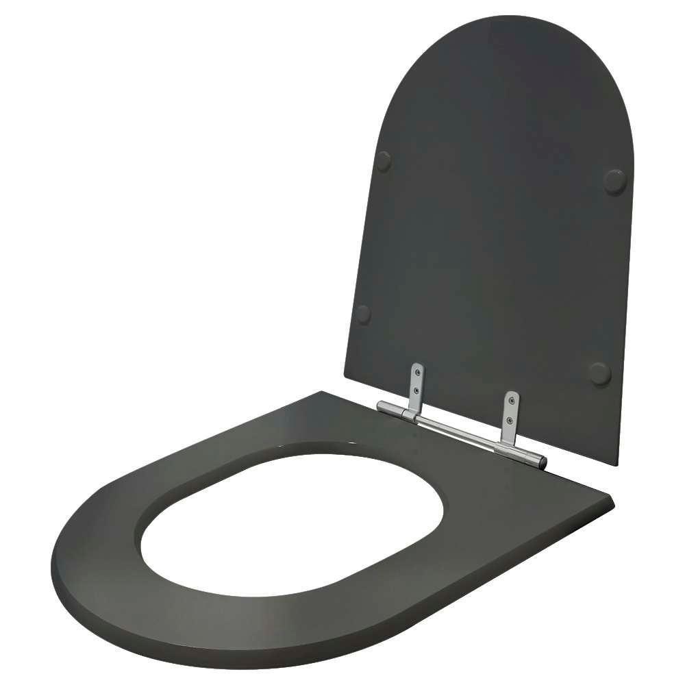 Assento Sanitário Ezedra Cinza Quartzo (cinza Escuro) Para Vaso Ideal Standard - 2