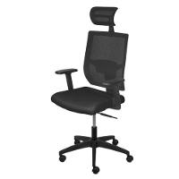 Cadeira Escritório Giratória Nr-17 Presidente Atenas Or Design Tela Mesh Preto Base Rodizio Nylon - 1