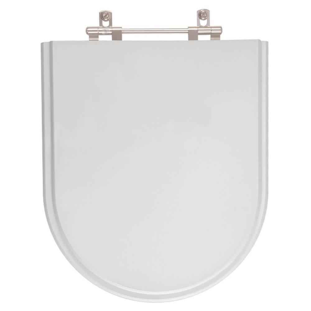 Assento Sanitário Carrara Cinza Real (cinza Claro) Para Vaso Deca - 1