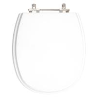 Tampa De Vaso Poliéster Fast Branco Para Bacia Deca - 1