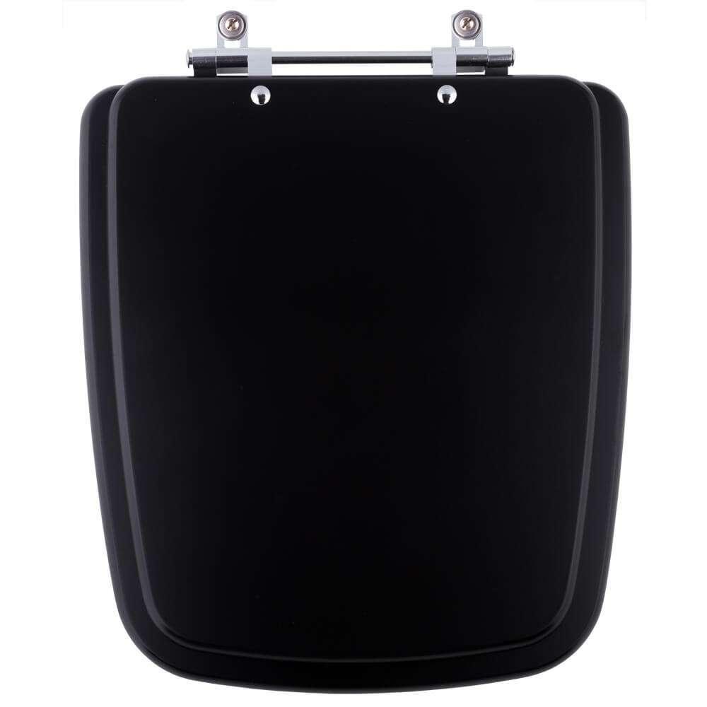 Assento Sanitário Boss Matte Black Preto Fosco Para Vaso Incepa - 1