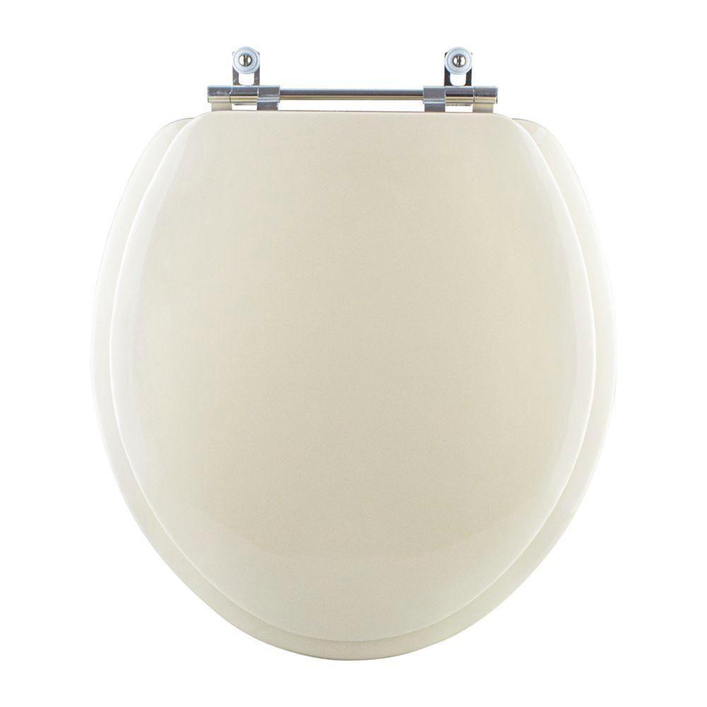 Assento Sanitário Almofadado Saveiro Bege Claro Para Vaso Celite - 1